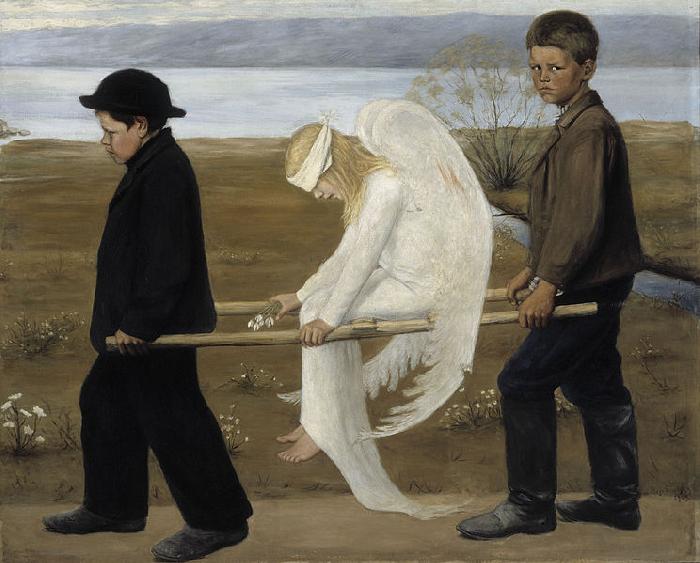 Hugo Simberg Wounded Angel oil painting image